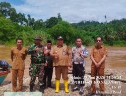 Camat Koto Kampar Hulu Tinjau Sungai Kampar, DLH Ambil Sampel Air di Desa Bandur Picak