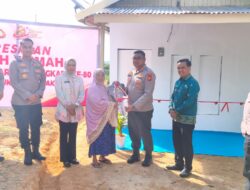 Polres Kampar Resmikan Rumah Baru Untuk Warga – Program Bedah Rumah Rangkaian Hari Bhayangkara KE-80″