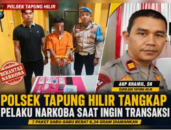 Diduga Hendak Bertransaksi Sabu, Warga Kota Garo Diciduk Tim Opsnal Polsek Tapung Hilir
