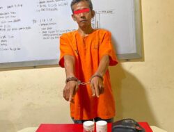 Polsek Tapung Tangkap Warga Bencah Kelubi, Sita 10.08 Gram Sabu-sabu