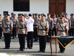 Kapolres Magelang Kota Pimpin Sertijab Dua Kapolsek dan Pelantikan Kasiwas