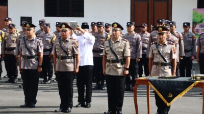 Kapolres Magelang Kota Pimpin Sertijab Dua Kapolsek dan Pelantikan Kasiwas