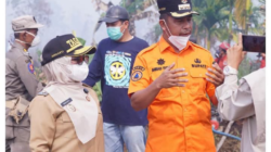 Tanggap Darurat Karhutla, Bupati dan Wabup Kampar Turun Langsung Kawal Pemadaman di Desa Rimbo Panjang