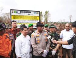 Pasang Plang Peringatan Tegas di Rimbo Panjang: Area Bekas Karhutla Jadi Kawasan Penegakan Hukum