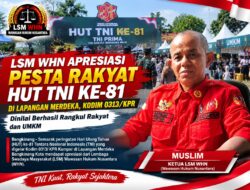 LSM WHN Apresiasi Pesta Rakyat HUT TNI ke-81 di Lapangan Merdeka, Kodim 0313/KPR Dinilai Berhasil Rangkul Rakyat dan UMKM