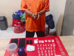 Polsek Perhentian Raja Tangkap Pengedar Narkoba di Desa Hangtuah Sita Sabu-sabu 2,25 Gram