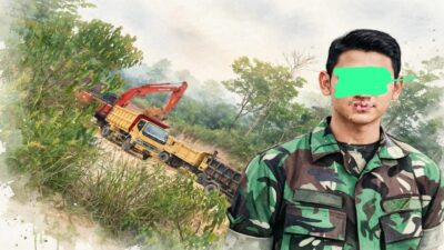 Dugaan Oknum Loreng Aktif Inisial M Beking Galian C Ilegal di Dusun 1 Desa Baru Milik Amsar Mencuat, Masyarakat Desak POM AD dan Kapolres Turun Tangan
