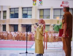 Pimpin Apel Gabungan, Wabup Misharti Tekankan Disiplin ASN dan Tiga Prioritas Pembangunan Kampar.
